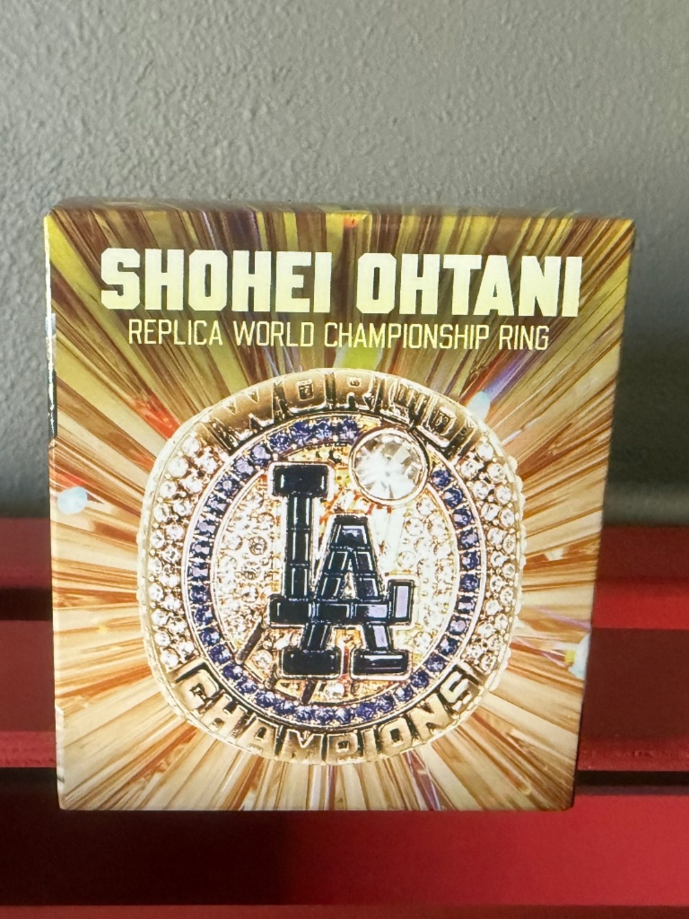 2025 World Series LA Dodgers Shohei Ohtani Replica Ring Stadium Exclusive NEW